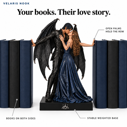 Open palms hold your books on both sides